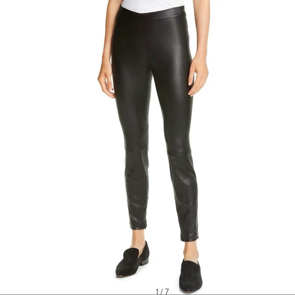 Vince Pants - Vince butter soft lamb leather zip leggings